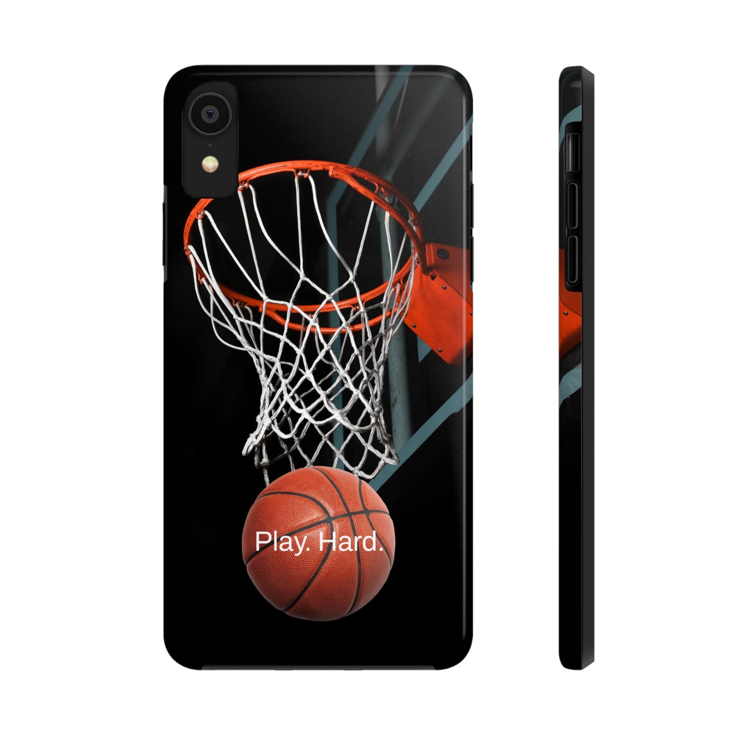 Play. Hard. / Basketball iPhone Case