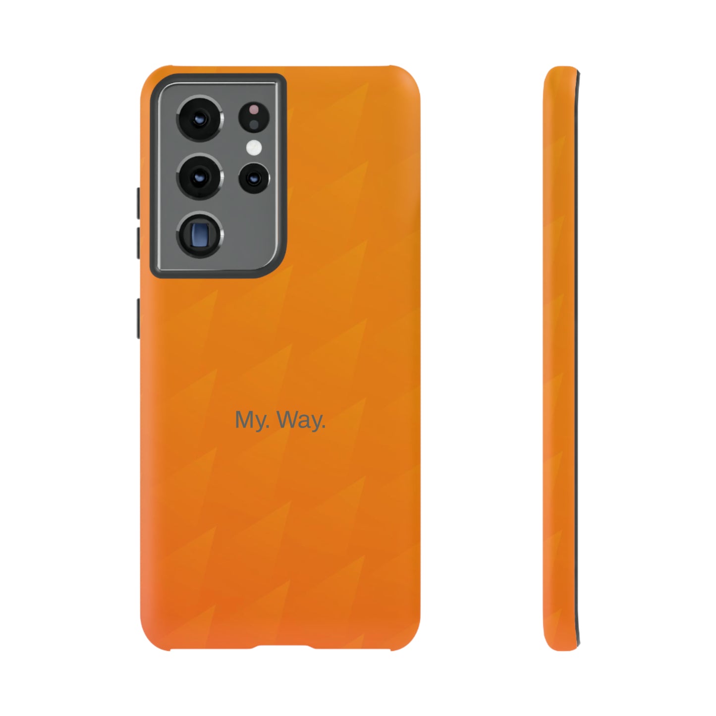 My. Way. / Orange Triangle Samsung Case