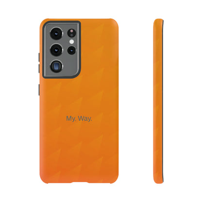 My. Way. / Orange Triangle Samsung Case