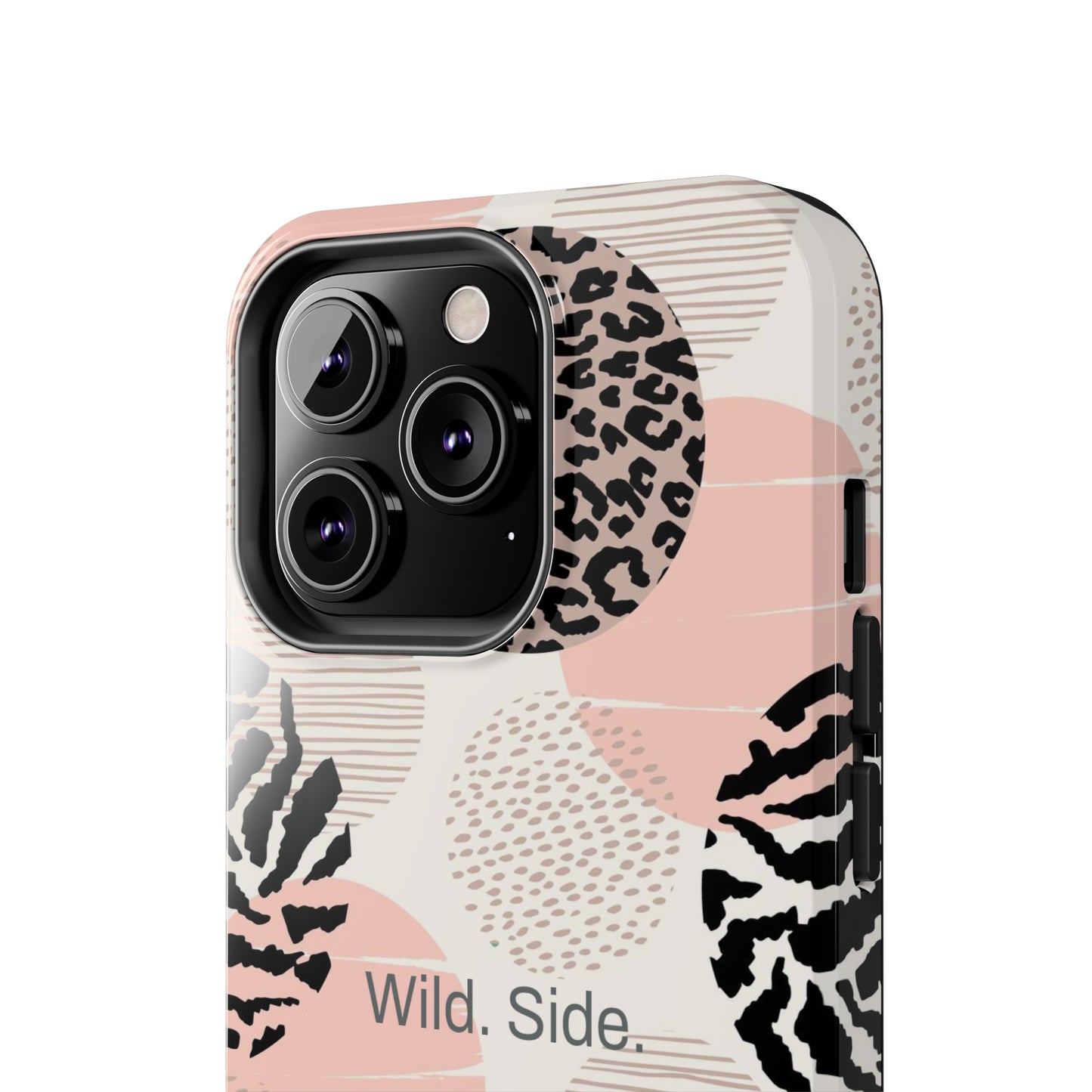 Wild. Side. / Animal Circles iPhone Case