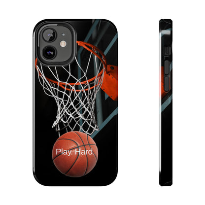 Play. Hard. / Basketball iPhone Case