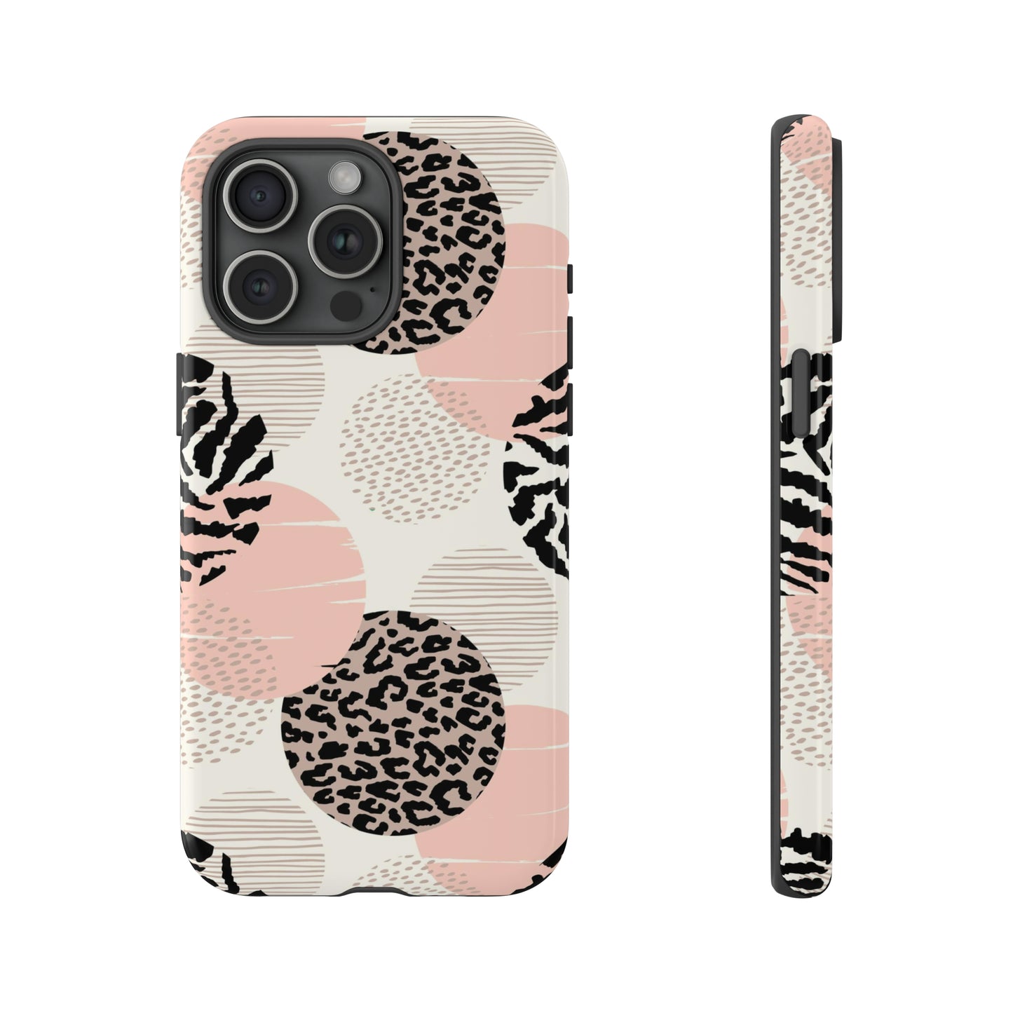 iPhone 15 Series Animal Circles / Tough Case