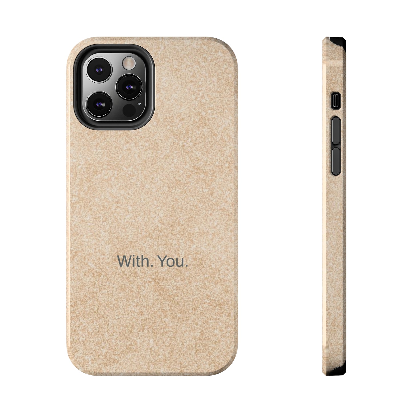 With. You. / Sand Floor iPhone Case