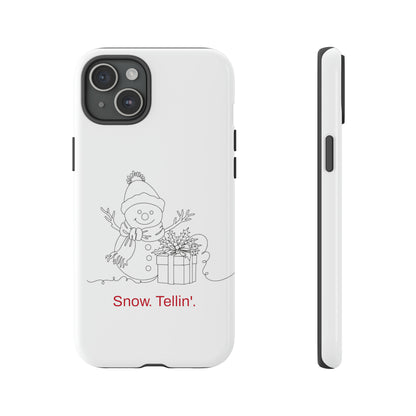 iPhone 15 Series Christmas Snowman / Tough Case