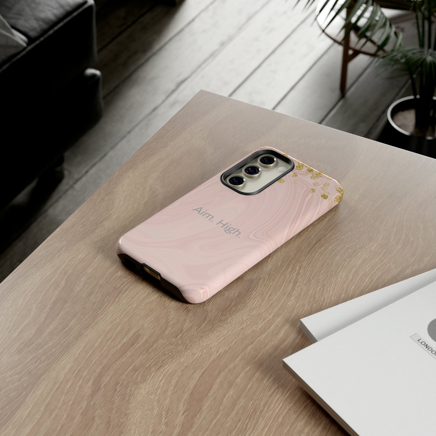 Aim. High. / Rose Gold Samsung Case