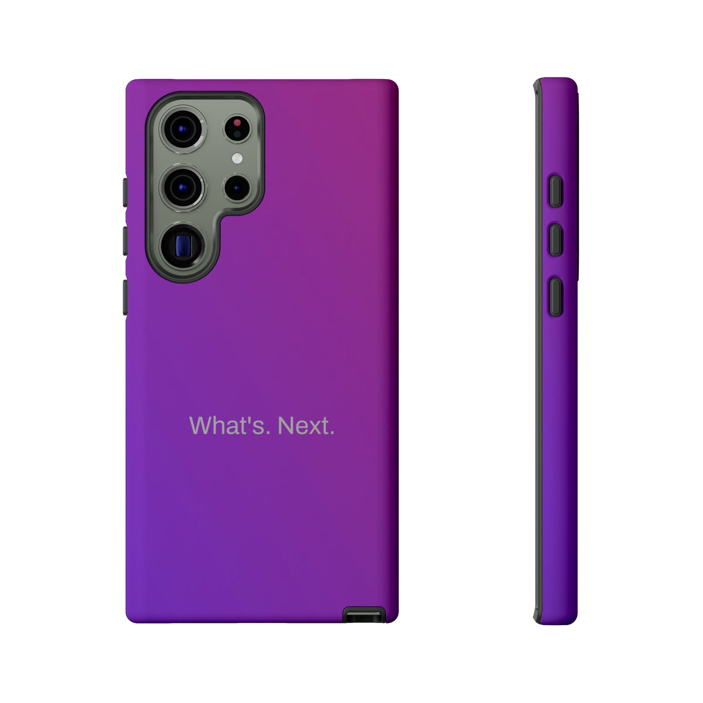 What's. Next. / Purple Fuchsia Samsung Case