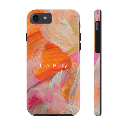 Love. Boldly. / Painted Lady iPhone Case