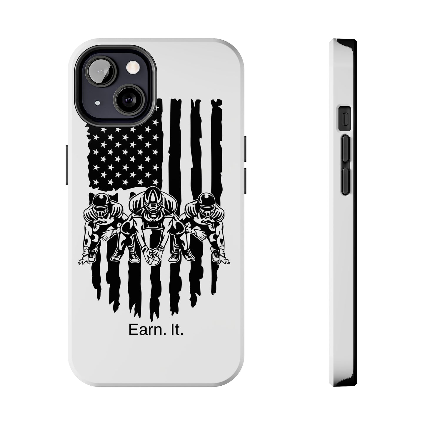 Earn. It. / Football iPhone Case