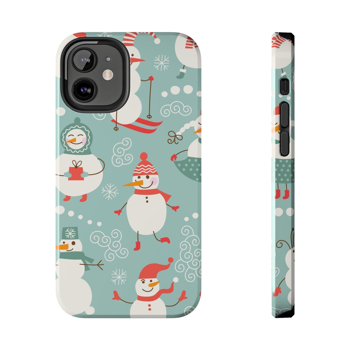 Cute Christmas Snowman / iPhone Case