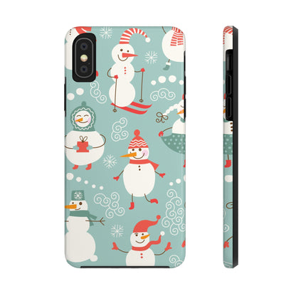 Cute Christmas Snowman / iPhone Case