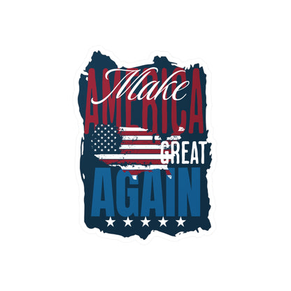 Make America Great Again Sticker, Trump, Red White and Blue, USA Election