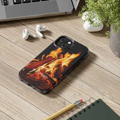 My. Therapy. / Fire Daze iPhone Case