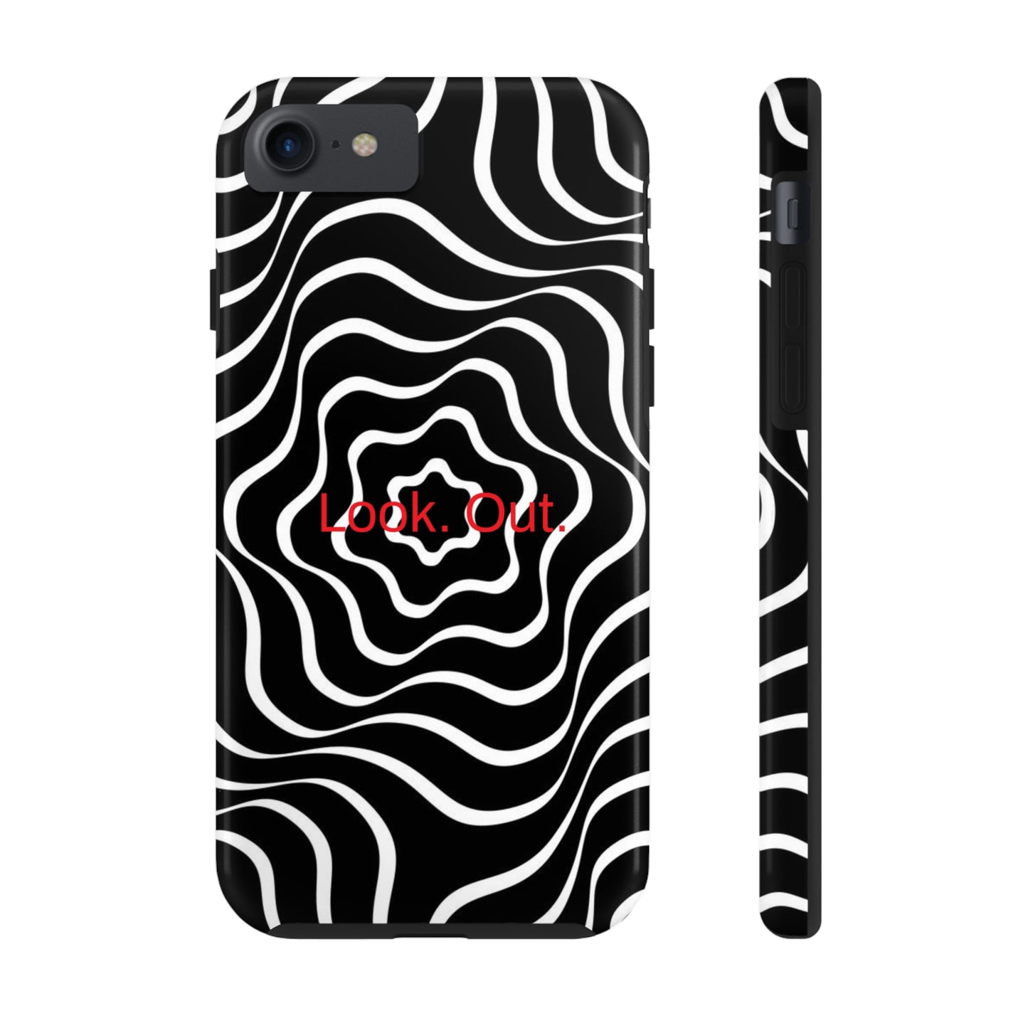 Look. Out. / Ziggy Circles iPhone Cases