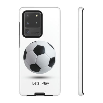 Lets. Play. / Soccer Samsung Case