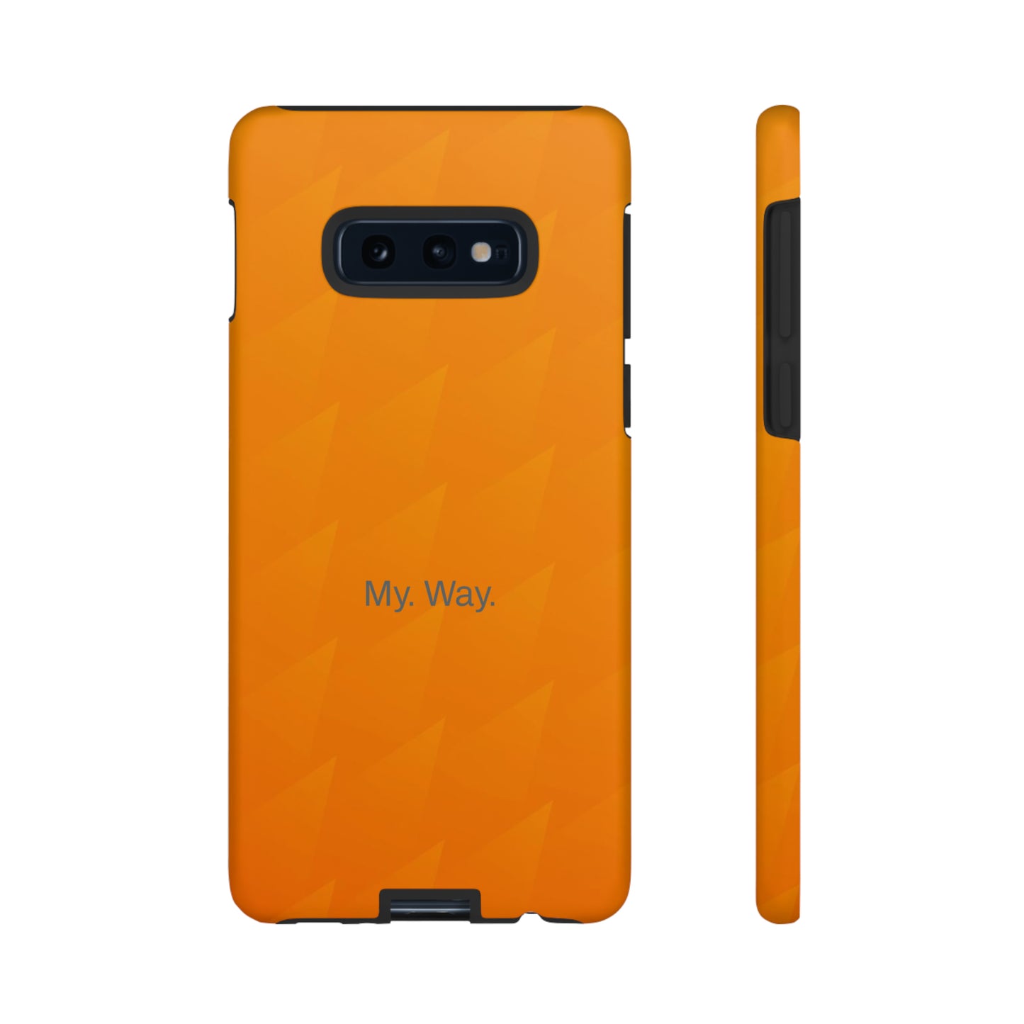 My. Way. / Orange Triangle Samsung Case