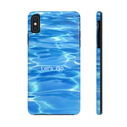 Let's. Go. / Pool Time iPhone Case