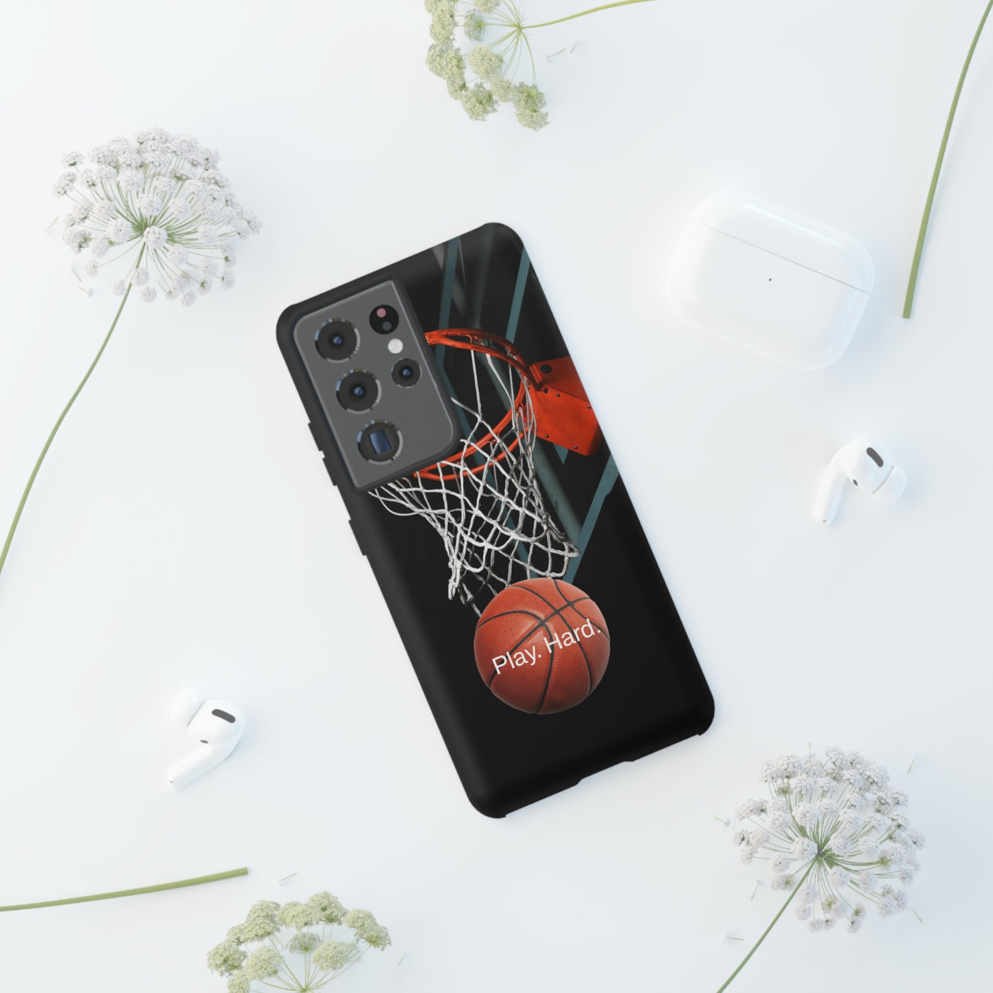 Play. Hard. / Basketball Samsung Case