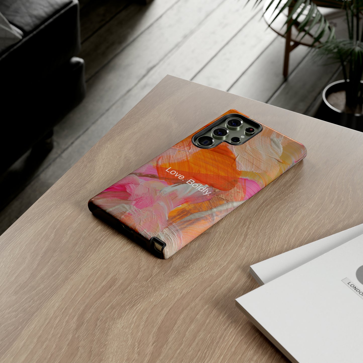 Love. Boldly. / Painted Lady Samsung Case