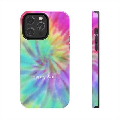 Happy. Soul. / Vibrant Tie Dye iPhone Case