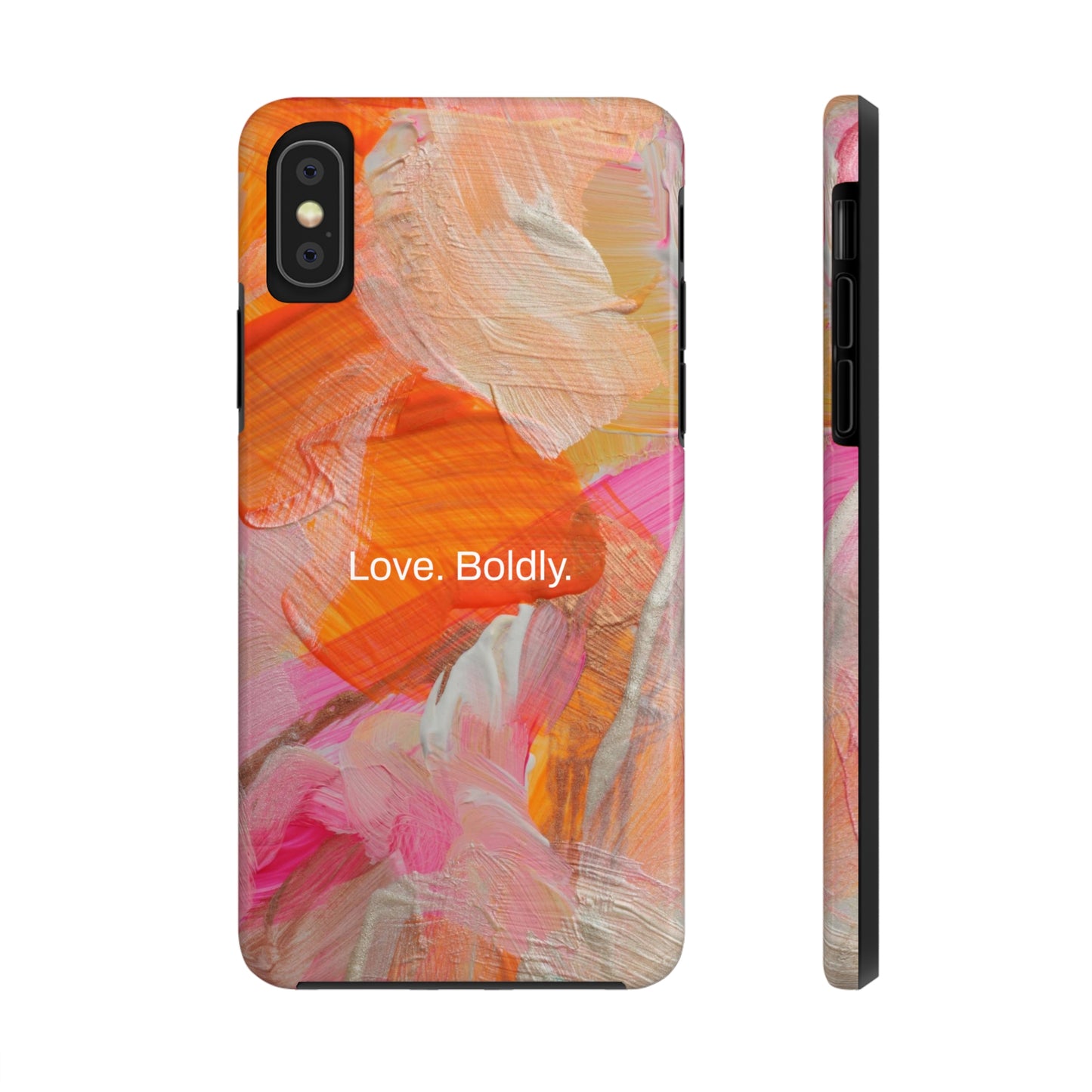 Love. Boldly. / Painted Lady iPhone Case