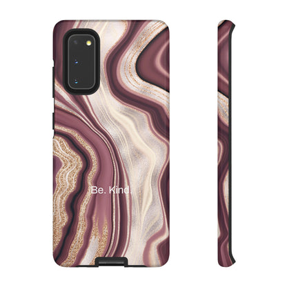 Be. Kind. / Natural Marble Samsung Case