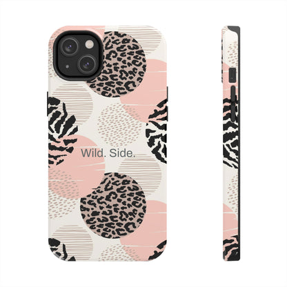 Wild. Side. / Animal Circles iPhone Case