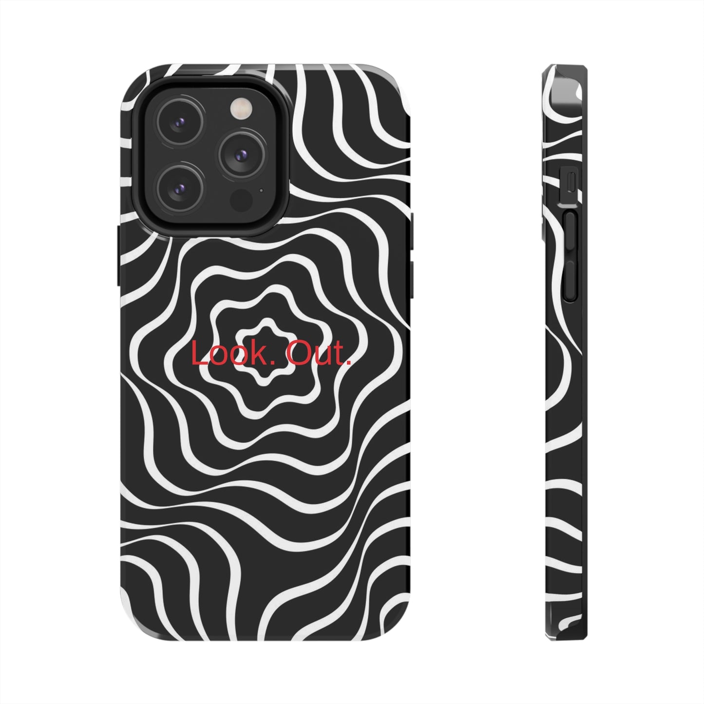 Look. Out. / Ziggy Circles iPhone Cases