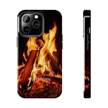 My. Therapy. / Fire Daze iPhone Case