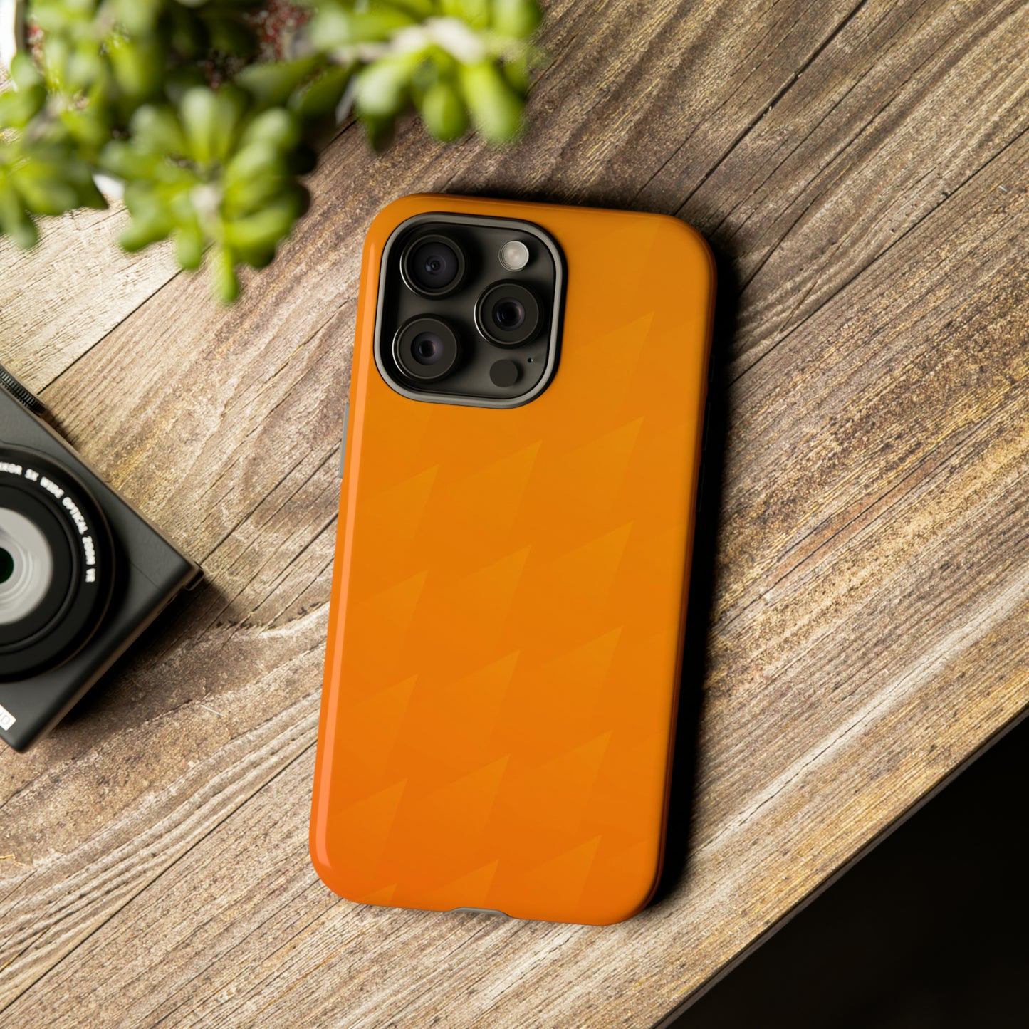 iPhone 15 Series Orange Triangle / Tough Case