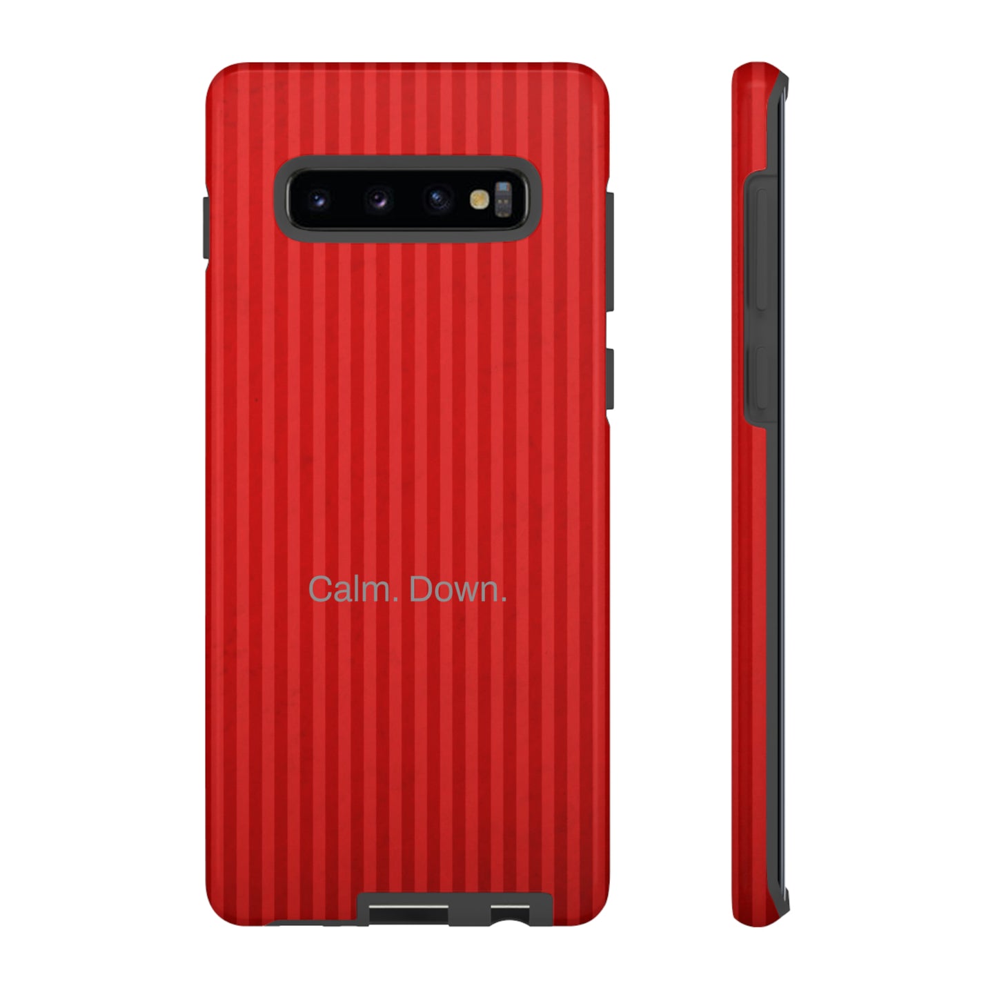 Calm. Down. / Stripe Red Samsung Case