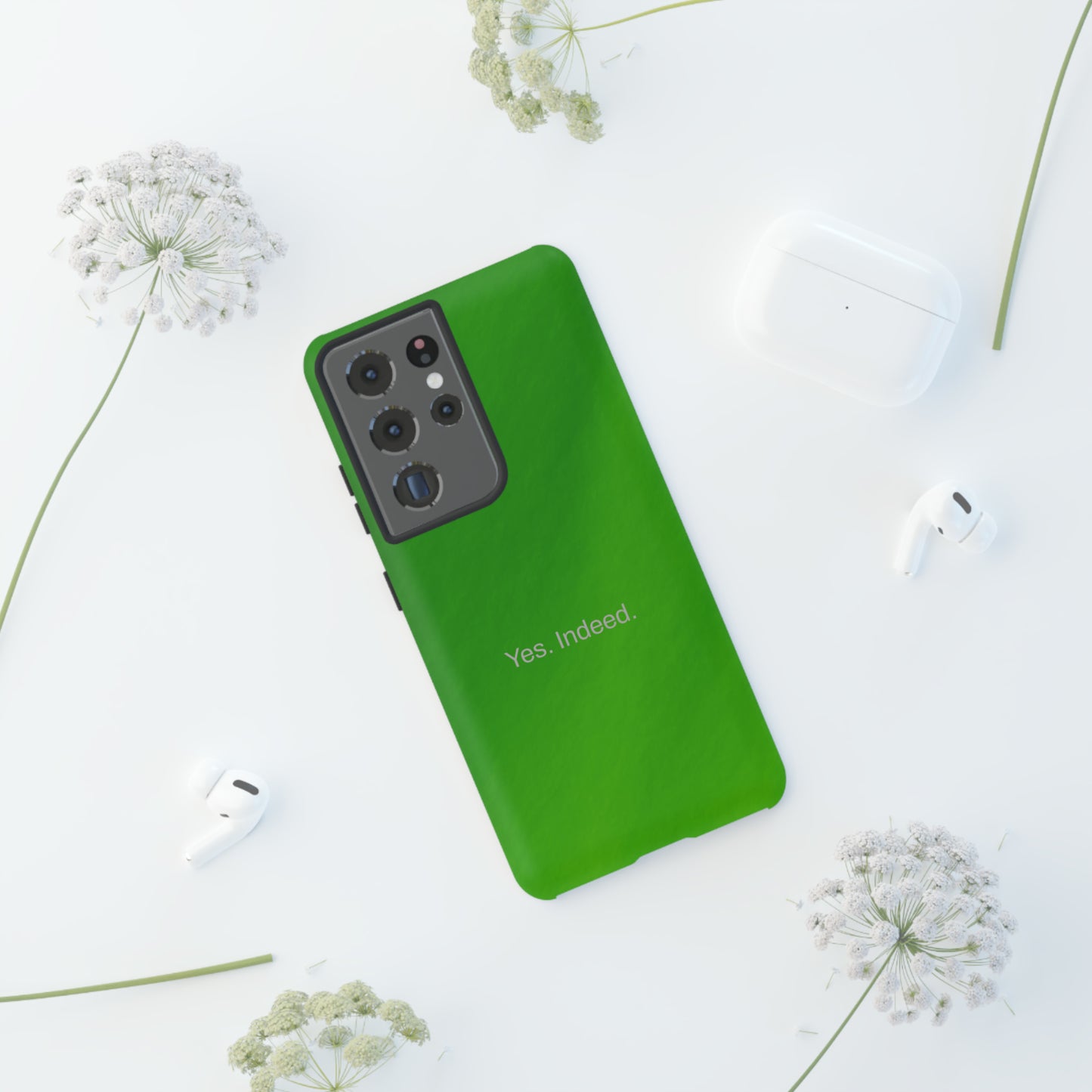 Yes. Indeed. / Green & Fresh Samsung Case