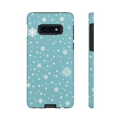 Christmas Snowflakes On Blue / Samsung Case