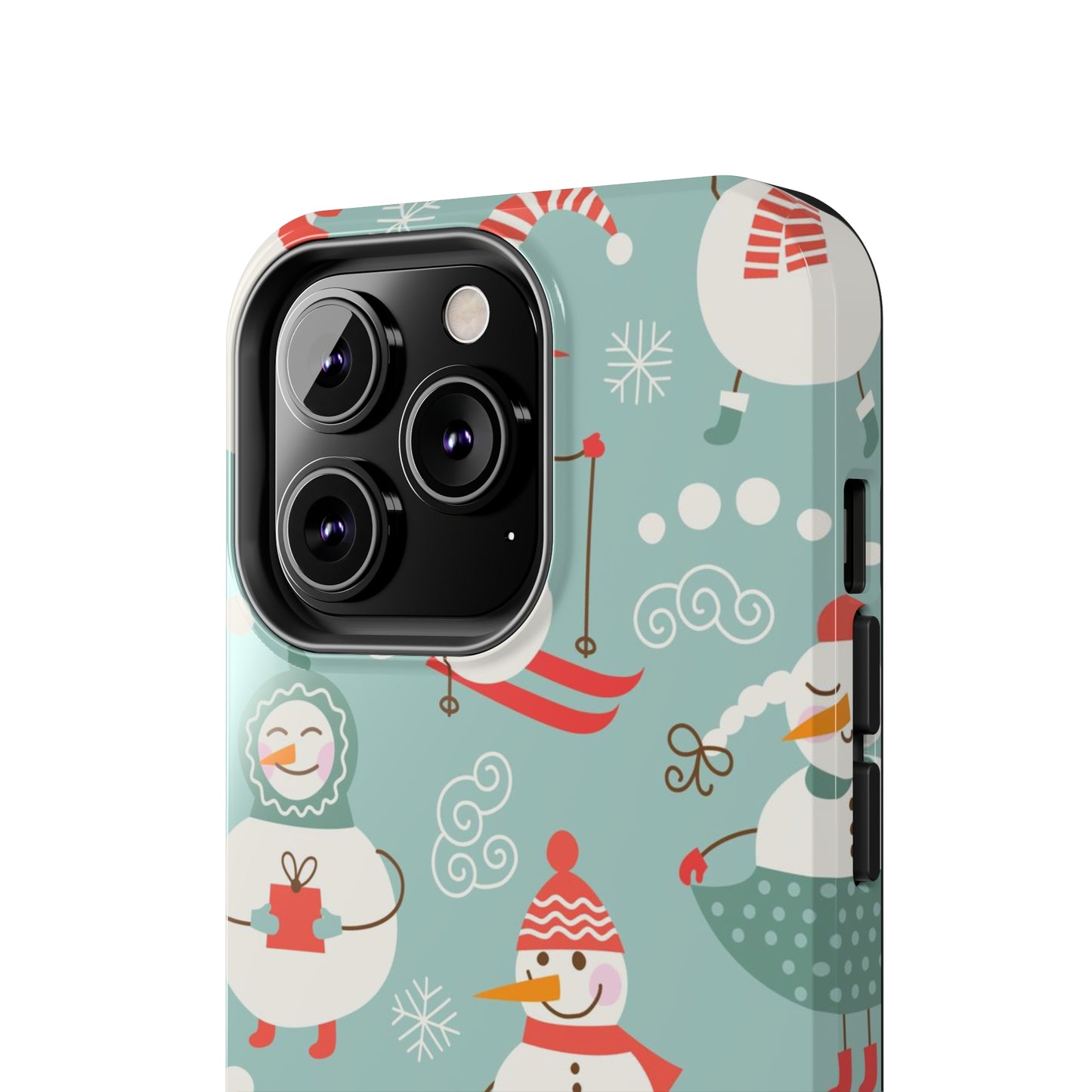 Cute Christmas Snowman / iPhone Case