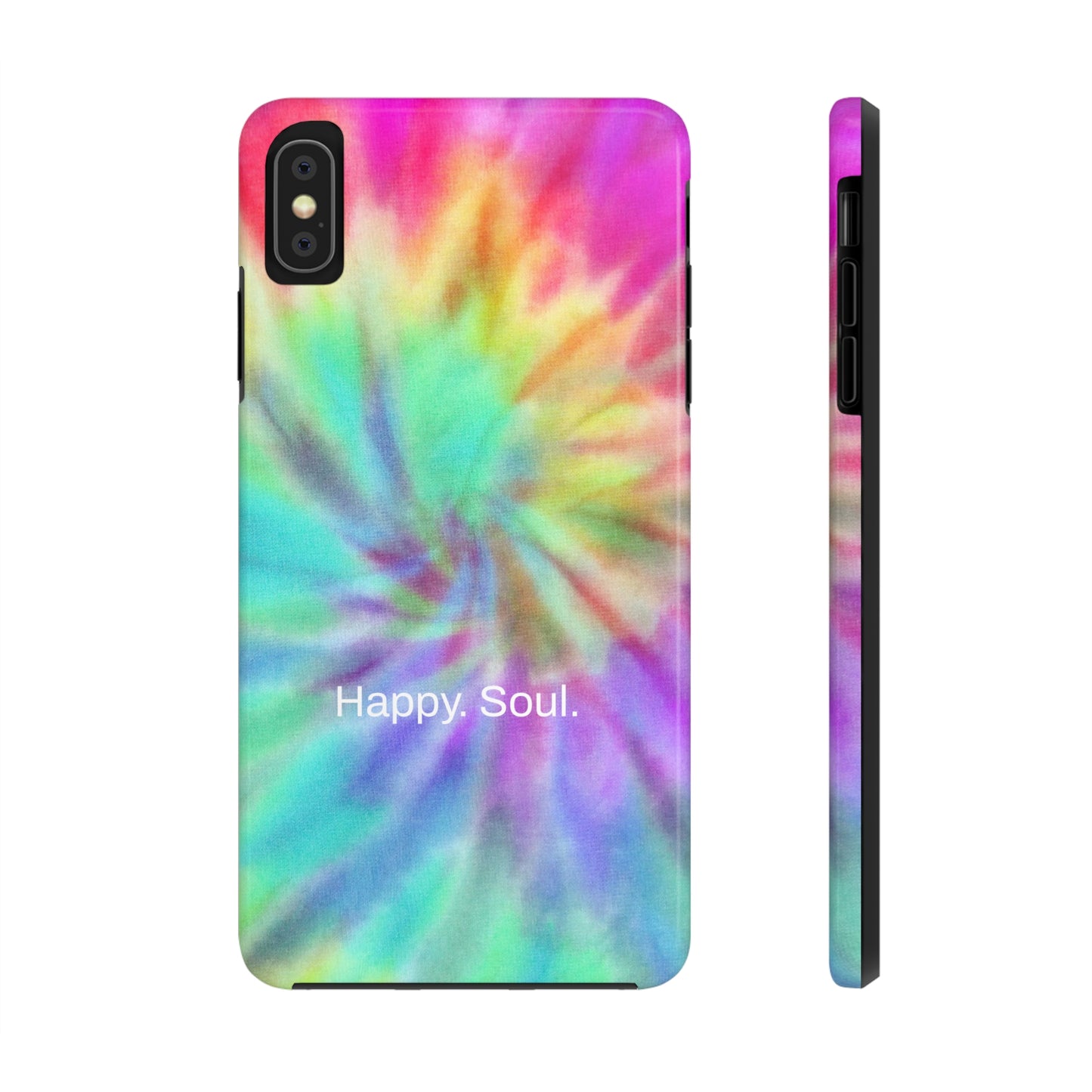 Happy. Soul. / Vibrant Tie Dye iPhone Case