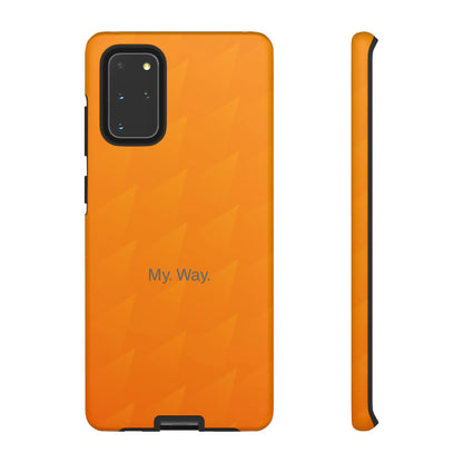 My. Way. / Orange Triangle Samsung Case