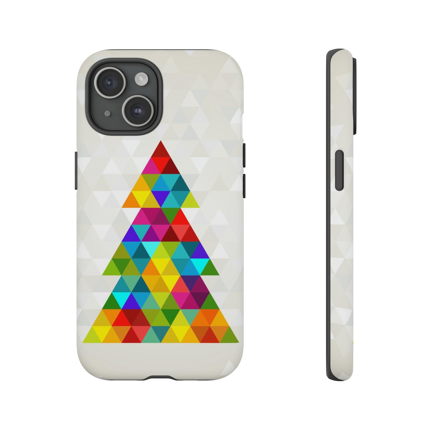 iPhone 15 Series Rainbow Christmas Tree / Tough Case