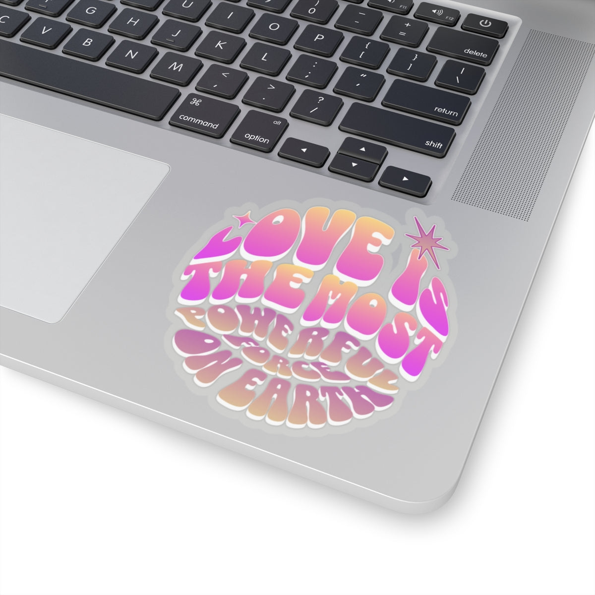 Cool Love Retro Sticker - Kiss-Cut Sticker