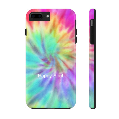 Happy. Soul. / Vibrant Tie Dye iPhone Case