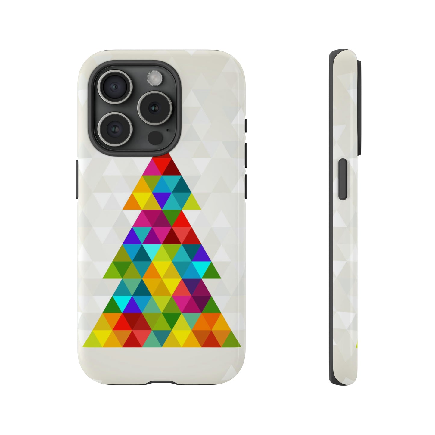 iPhone 15 Series Rainbow Christmas Tree / Tough Case