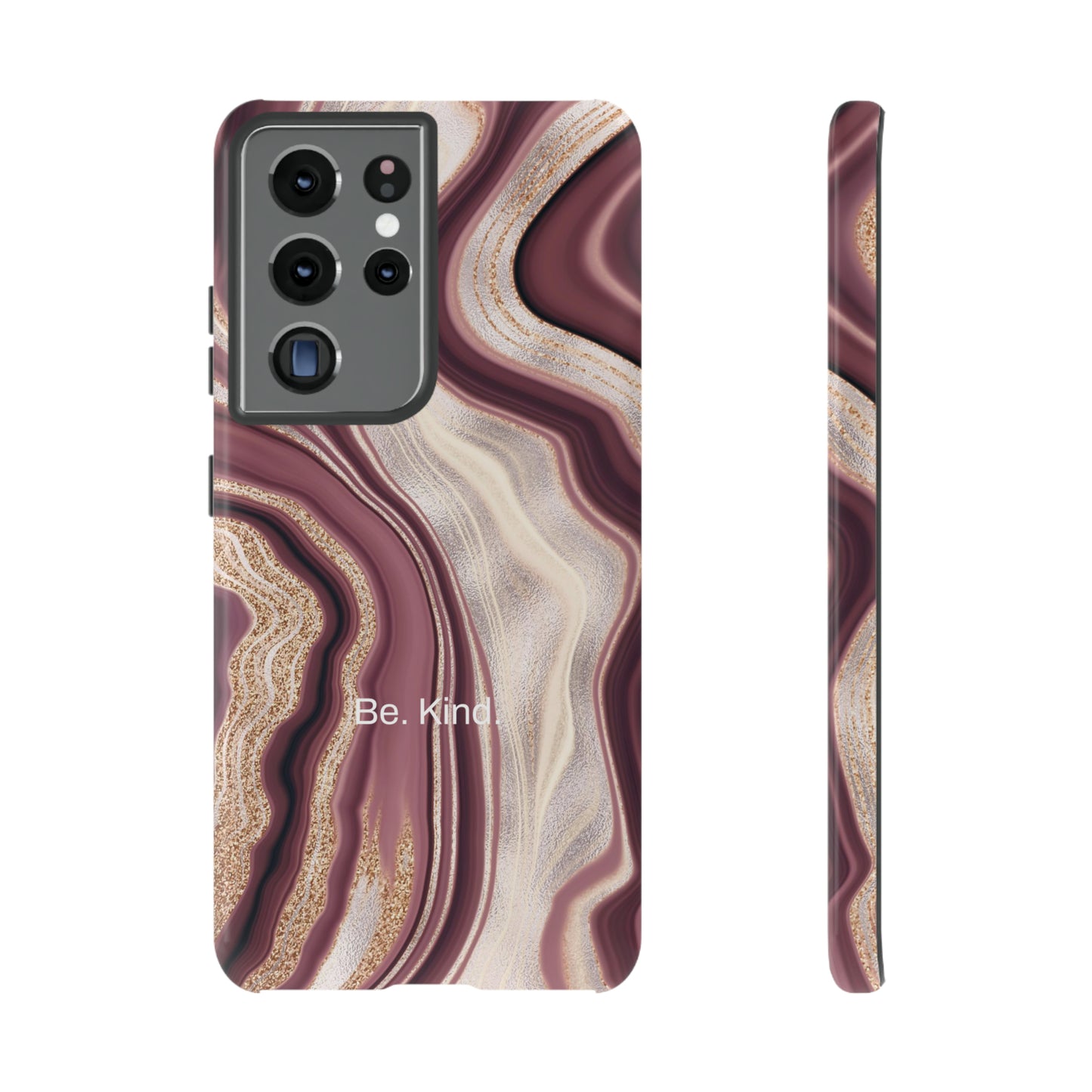 Be. Kind. / Natural Marble Samsung Case