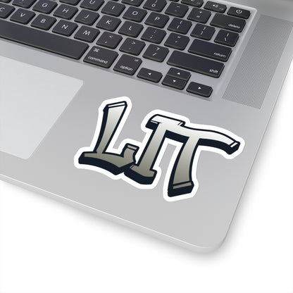 Lit Sticker, Hydro Flask Sticker, Water Bottle Sticker, Sticker Meaning Amazing, Sticker Meaning Cool, Sticker Meaning Exciting, Slang Sticker, Sticker For Teens, Word Sticker