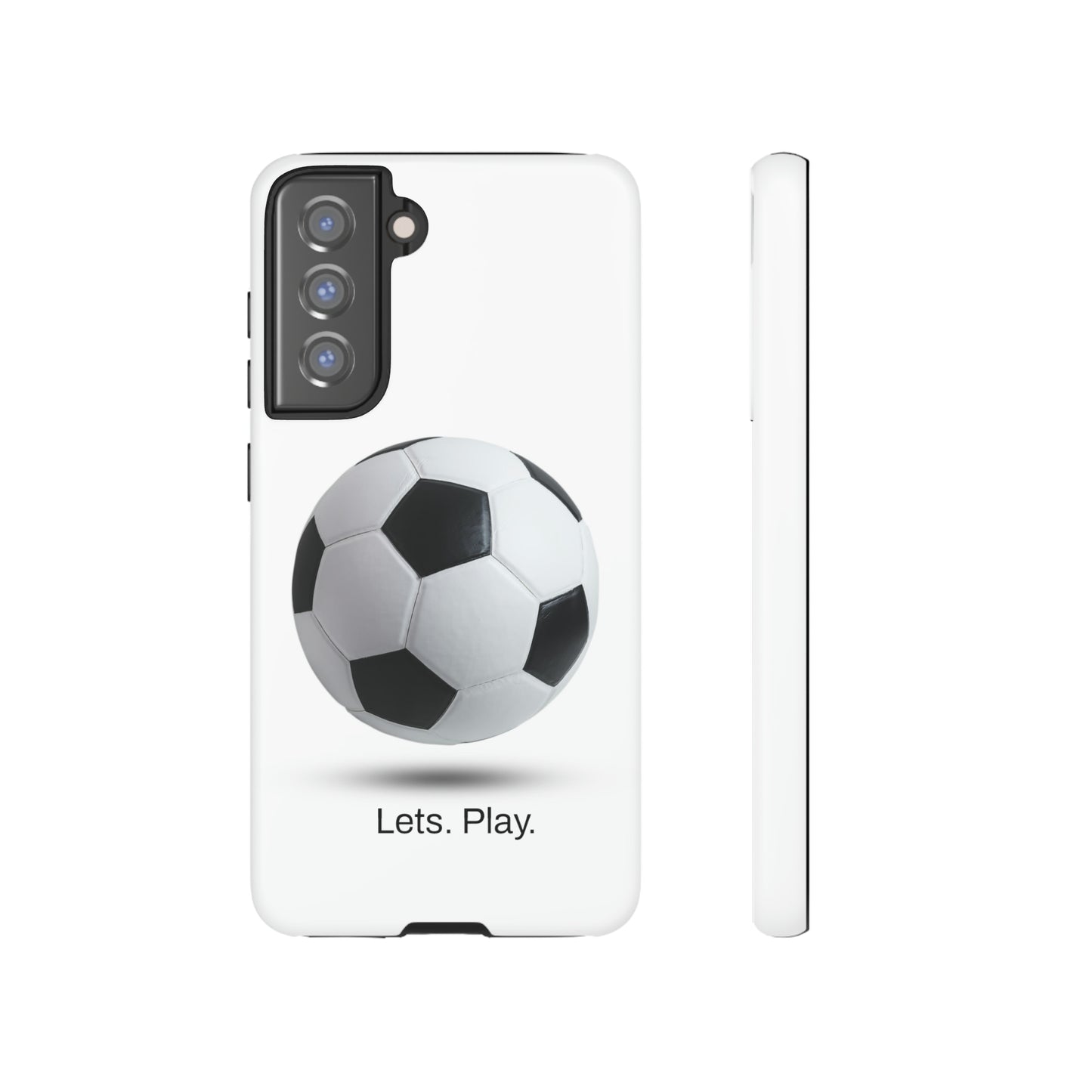 Lets. Play. / Soccer Samsung Case