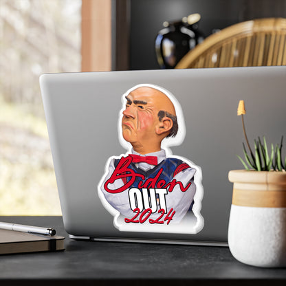 Biden Decal, Biden Out 2024 Presidential Election Sticker, Funny Biden Decal