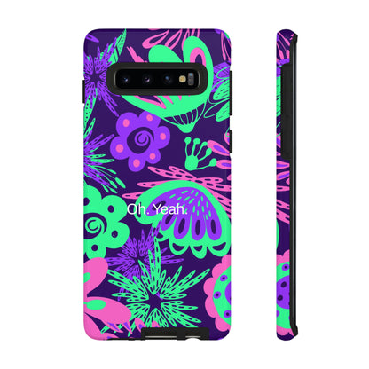 Oh. Yeah. / Neon Flowers Samsung Case