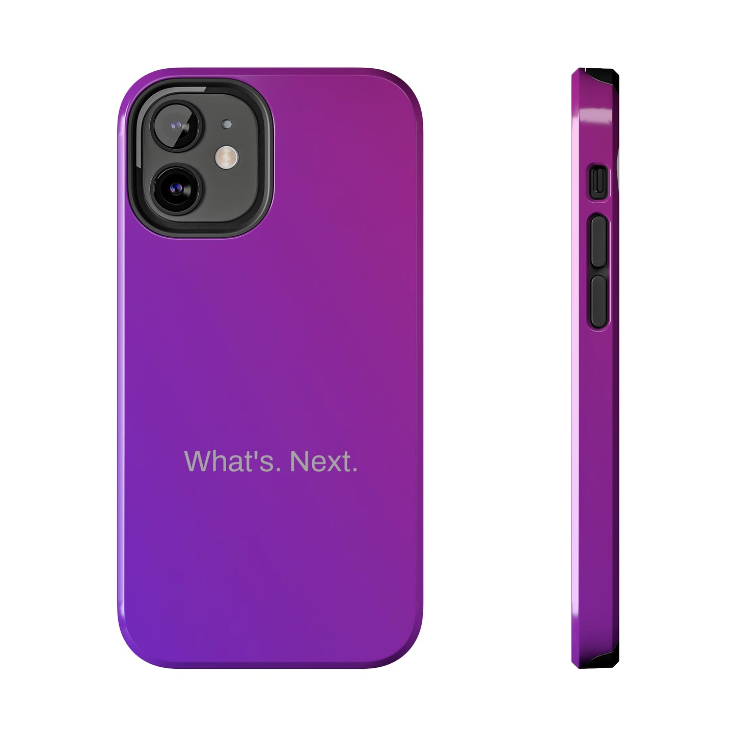 What's. Next. / Purple Fuchsia iPhone Case