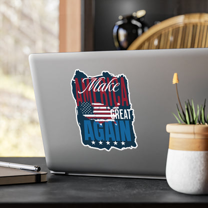 Make America Great Again Sticker, Trump, Red White and Blue, USA Election