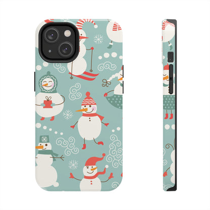 Cute Christmas Snowman / iPhone Case