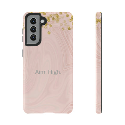 Aim. High. / Rose Gold Samsung Case