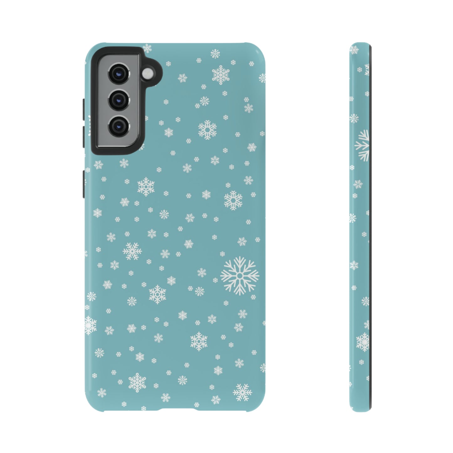 Christmas Snowflakes On Blue / Samsung Case