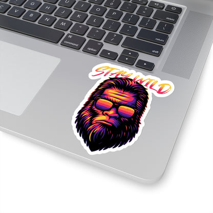 Big Foot Head Sticker - Kiss-Cut Sticker